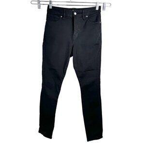 Good American GOOD LEGS SKINNY Cropped JEANS black sz 29